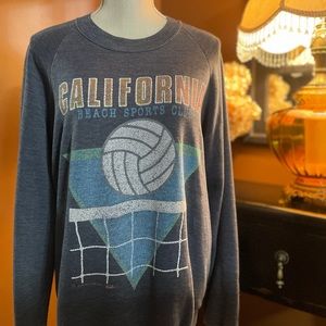 Vintage California Volleyball sweatshirt - blue